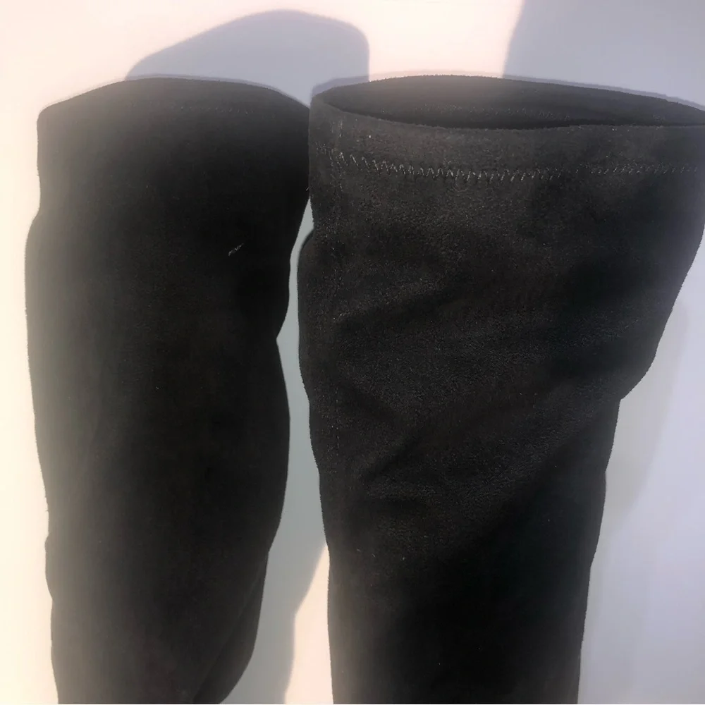 Steve Madden Georgette Over the Knee Black Boots. US 6M